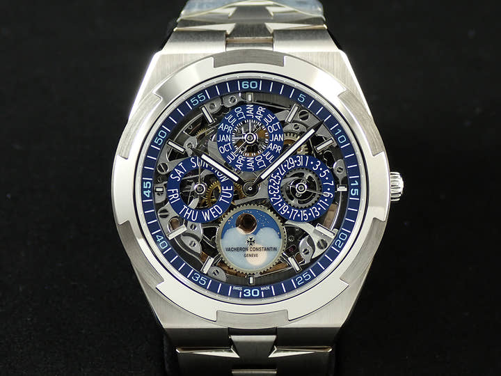 ヴァシュロンコンスタンタン オーヴァーシーズ エクストラフラット パーペチュアルカレンダー スケルトン Ref.4300V/120G-B946 スケルトン文字盤 新品 P47FW4F0
