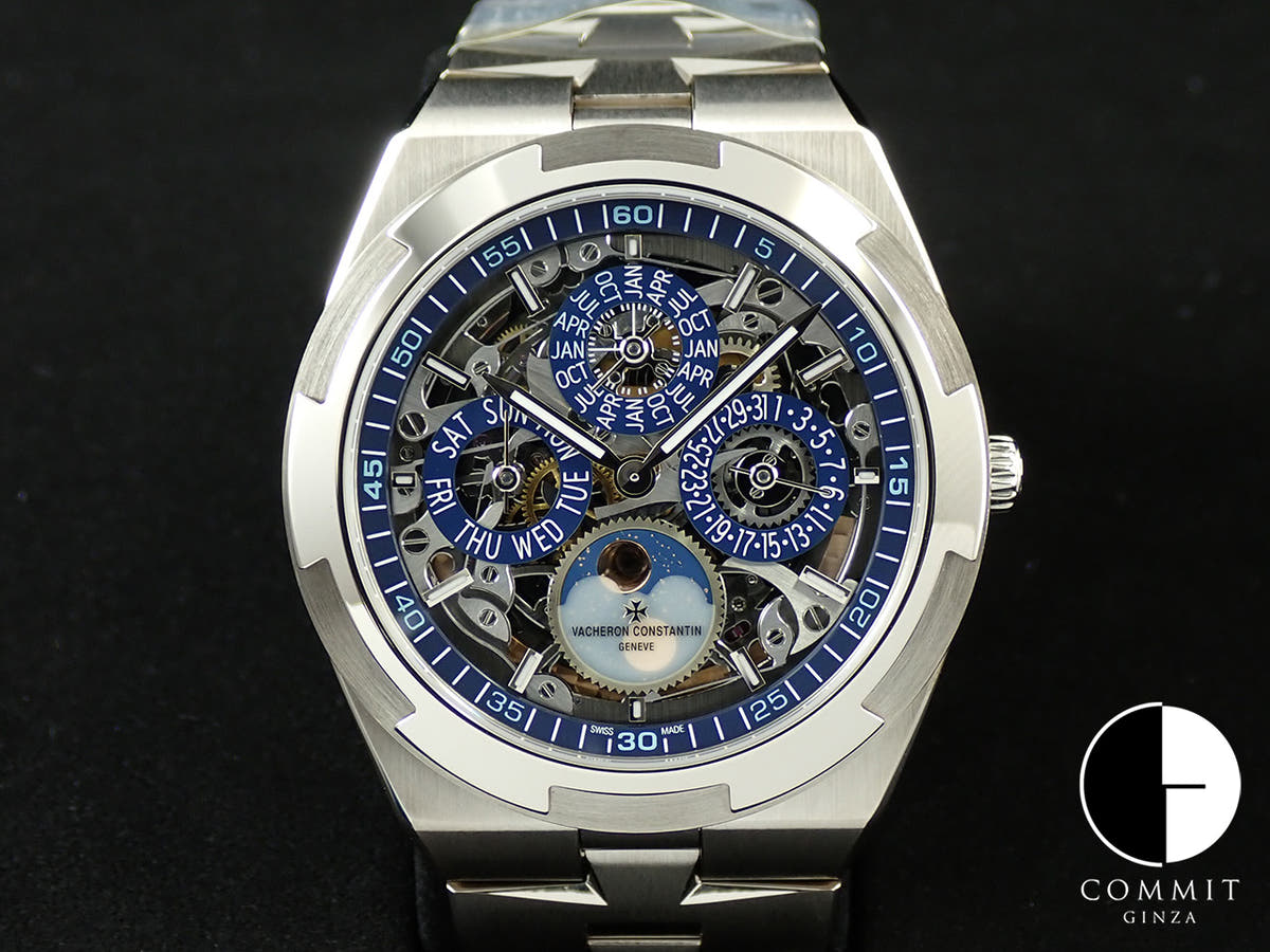 ヴァシュロンコンスタンタン オーヴァーシーズ エクストラフラット パーペチュアルカレンダー スケルトン Ref.4300V/120G-B946 スケルトン文字盤 新品 P47FW4F0