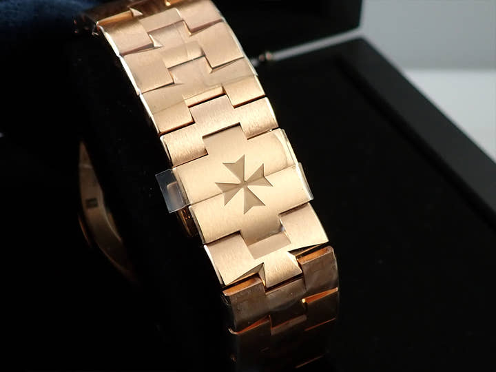 ヴァシュロンコンスタンタン オーヴァーシーズ Ref.4500V/110R-B705 ブルー文字盤 美品 CP0XJ02X