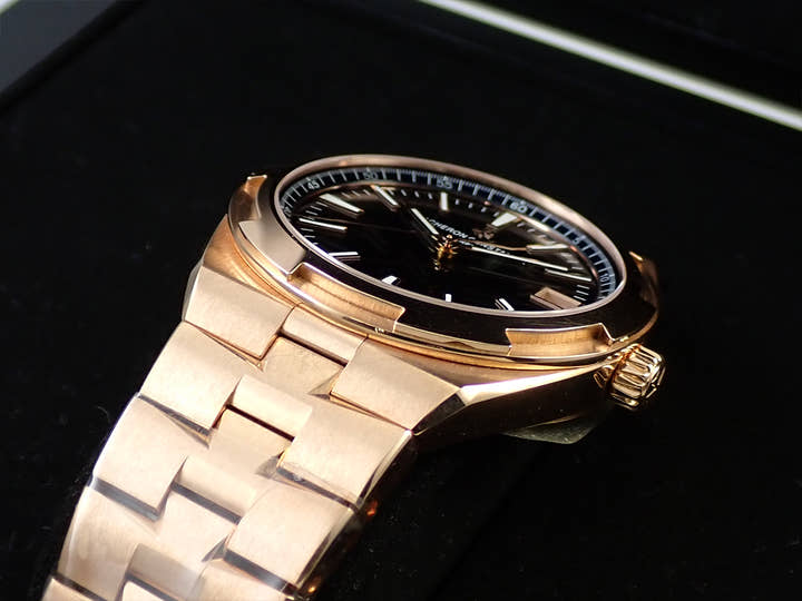 ヴァシュロンコンスタンタン オーヴァーシーズ Ref.4500V/110R-B705 ブルー文字盤 美品 CP0XJ02X