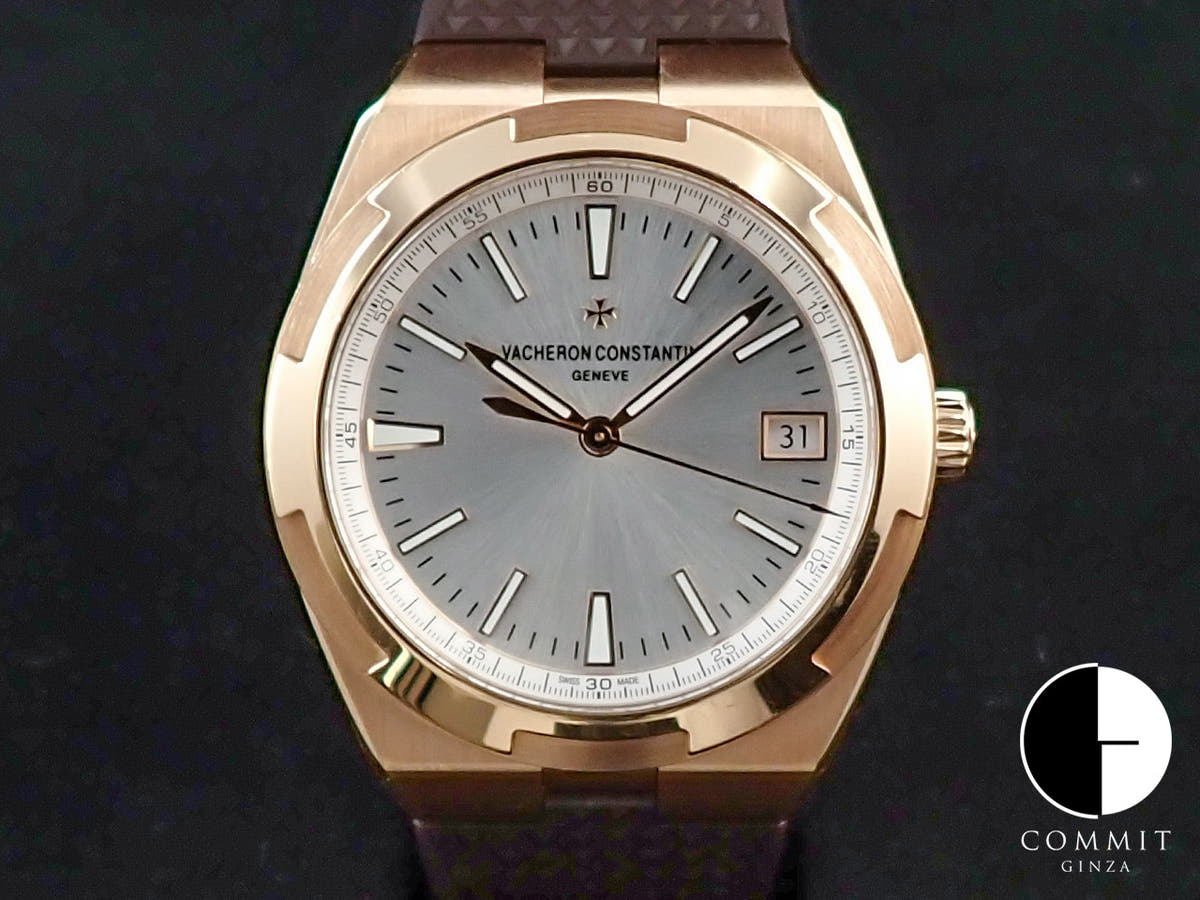 ヴァシュロンコンスタンタン オーヴァーシーズ オートマティック Ref.4500V/000R-B127 シルバー文字盤 中古 2TTZPYMS