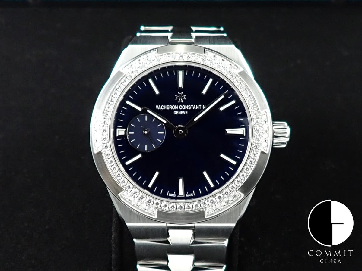 ヴァシュロンコンスタンタン オーヴァーシーズ オートマティック Ref.2305V/100A-B170 ブルー文字盤 極美品 SJA11JFJ