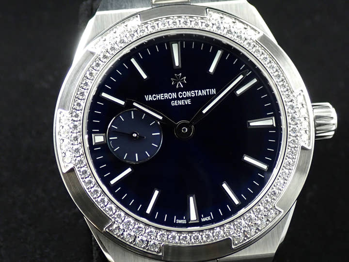 ヴァシュロンコンスタンタン オーヴァーシーズ オートマティック Ref.2305V/100A-B170 ブルー文字盤 極美品 SJA11JFJ
