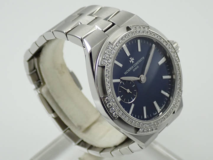 ヴァシュロンコンスタンタン オーヴァーシーズ オートマティック Ref.2305V/100A-B170 ブルー文字盤 極美品 SJA11JFJ