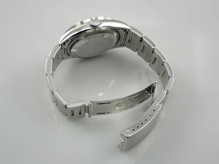 ロレックス オイスターパーペチュアル デイト Ref.15210 ステンレススチール ブラック文字盤