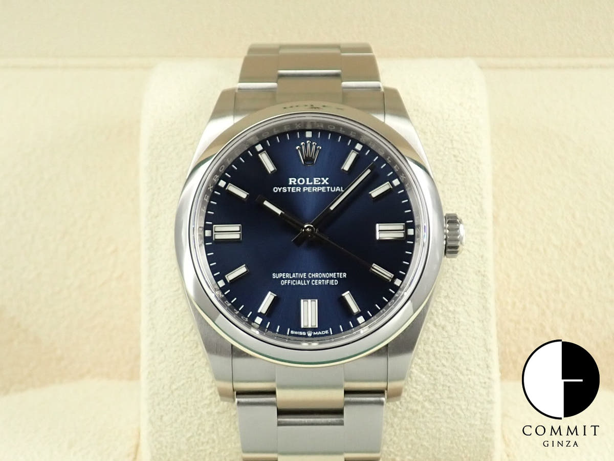 Rolex Oyster Perpetual 36 Ref. 126000 Stainless Steel Bright Blue Dial