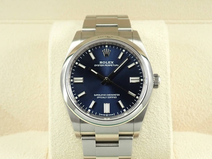 Rolex Oyster Perpetual 36 Ref. 126000 Stainless Steel Bright Blue Dial