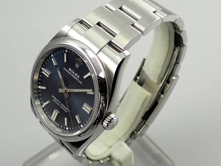 Rolex Oyster Perpetual 36 Ref. 126000 Stainless Steel Bright Blue Dial