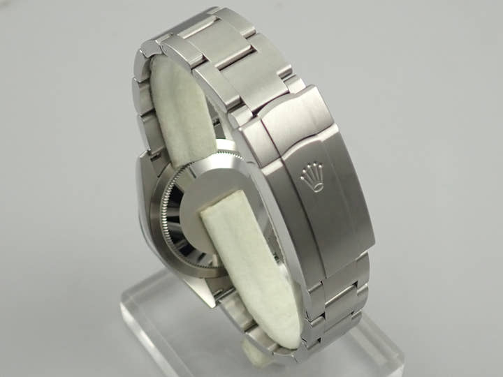 ロレックス オイスターパーペチュアル34 Ref.124200 ステンレススチール ブルー文字盤