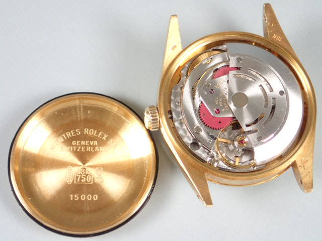 ロレックス オイスターパーペチュアルデイト Ref.15038 シャンパン文字盤 中古 oyster-perpetual-11