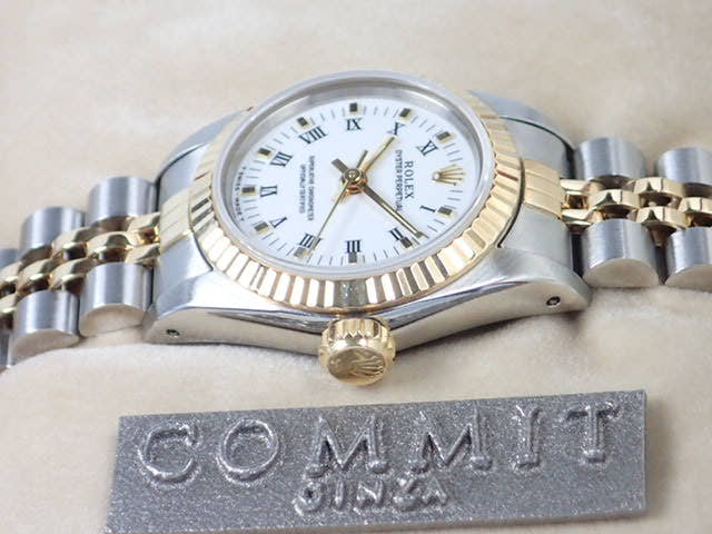 ロレックス オイスターパーペチュアル Ref.67193 シャンパン文字盤 中古 oyster-perpetual-12