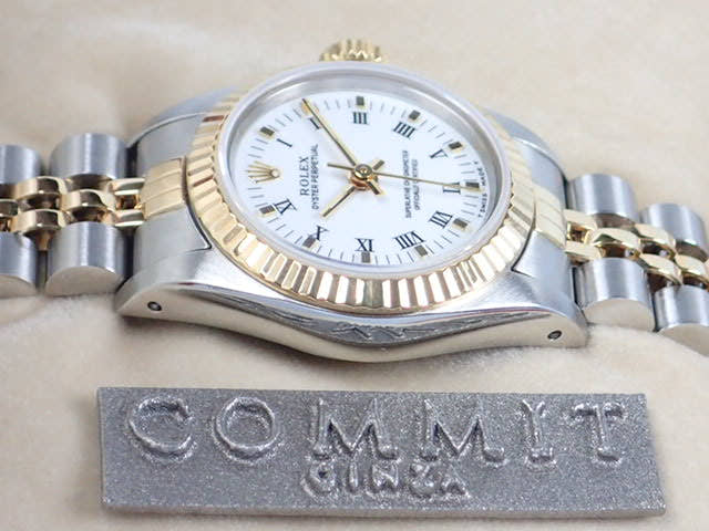 ロレックス オイスターパーペチュアル Ref.67193 シャンパン文字盤 中古 oyster-perpetual-12