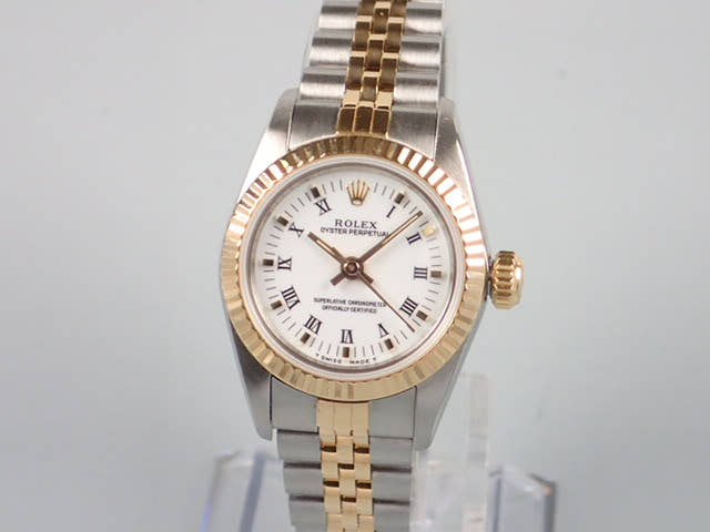 ロレックス オイスターパーペチュアル Ref.67193 シャンパン文字盤 中古 oyster-perpetual-12