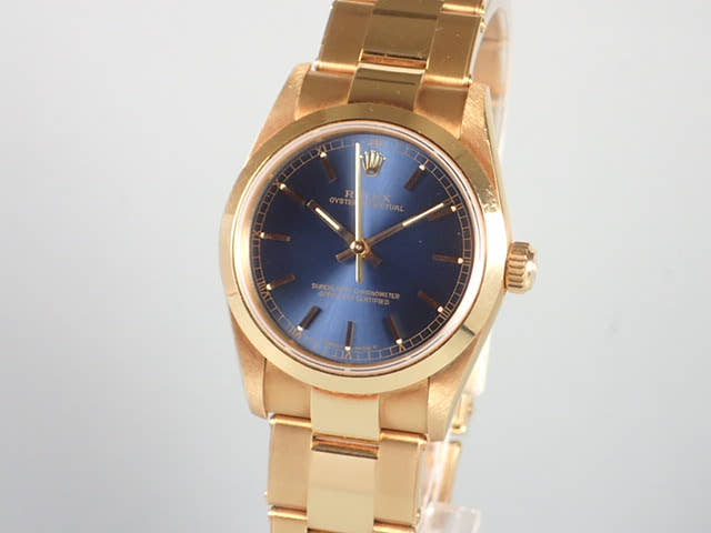 ロレックス オイスターパーペチュアル Ref.67488 ネイビー文字盤 中古 oyster-perpetual-13