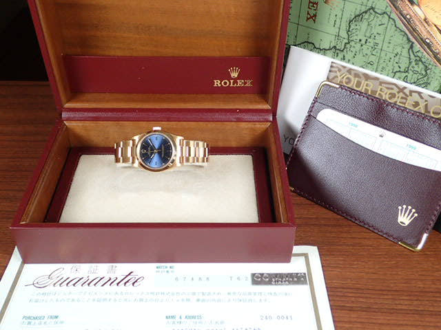 ロレックス オイスターパーペチュアル Ref.67488 ネイビー文字盤 中古 oyster-perpetual-13