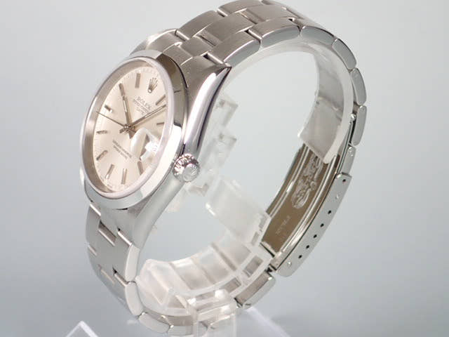 ロレックス オイスターパーペチュアルデイト Ref.15200 シャンパン文字盤 中古 oyster-perpetual-14