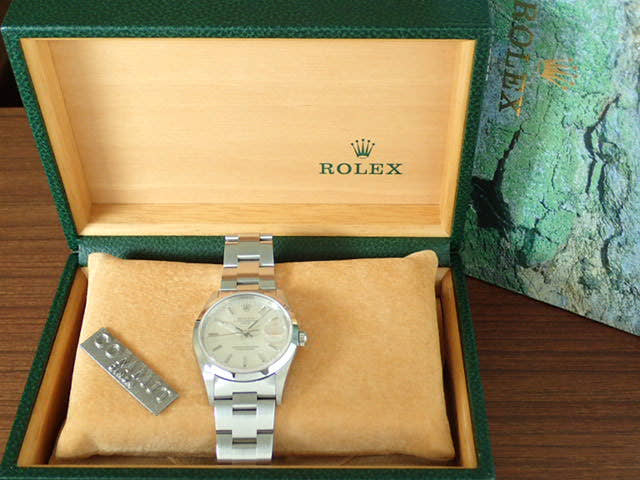 ロレックス オイスターパーペチュアルデイト Ref.15200 シャンパン文字盤 中古 oyster-perpetual-14