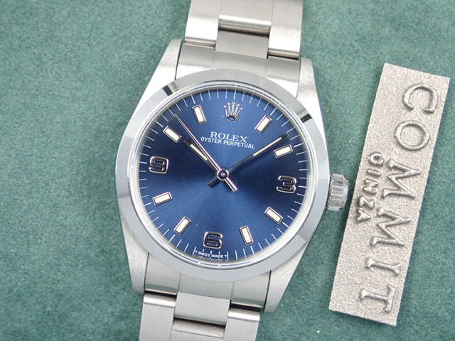 ロレックス オイスターパーペチュアル Ref.67480 ネイビー文字盤 中古 oyster-perpetual-15