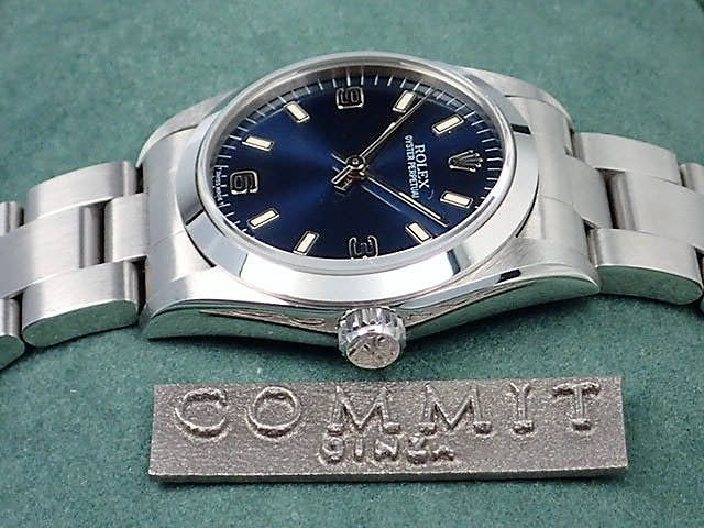 ロレックス オイスターパーペチュアル Ref.67480 ネイビー文字盤 中古 oyster-perpetual-15