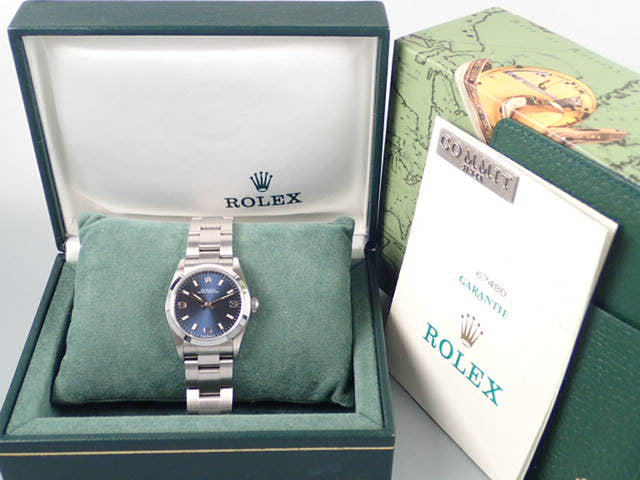 ロレックス オイスターパーペチュアル Ref.67480 ネイビー文字盤 中古 oyster-perpetual-15