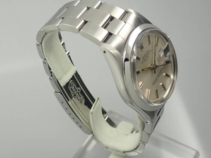 ロレックス オイスターパーペチュアル デイト Ref.15000 ステンレススチール シルバー文字盤
