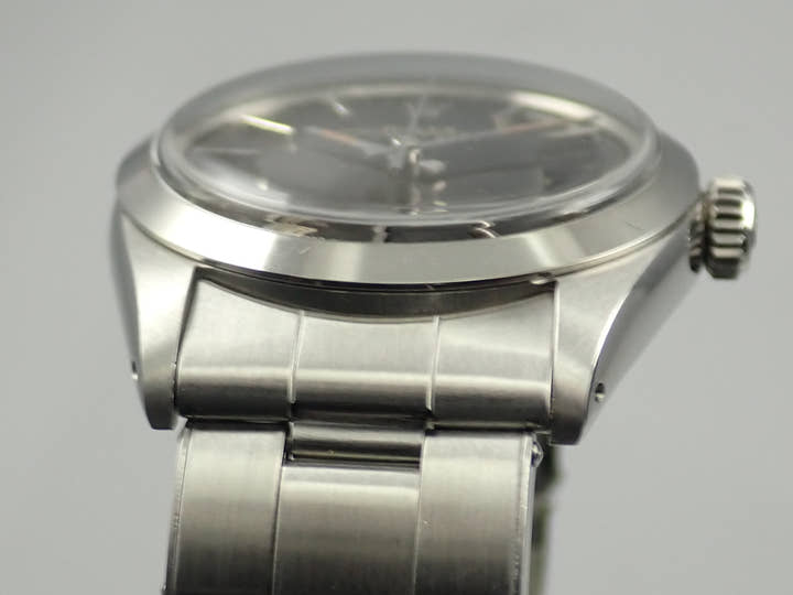 Rolex Oyster Perpetual Date Ref. 1500 Stainless Steel Black (Tropical) Dial Pre-owned 19SS3721