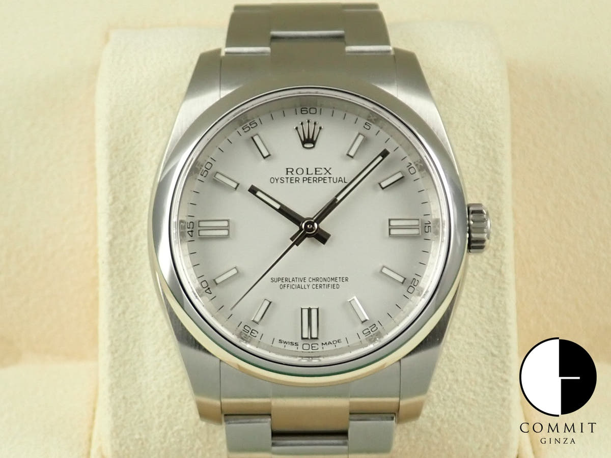 ロレックス オイスターパーペチュアル36 Ref.116000 ステンレススチール ホワイト文字盤