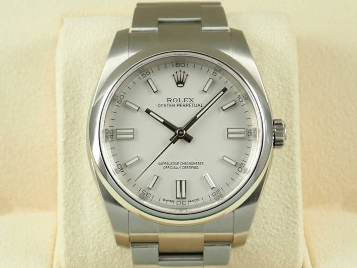 ロレックス オイスターパーペチュアル36 Ref.116000 ステンレススチール ホワイト文字盤