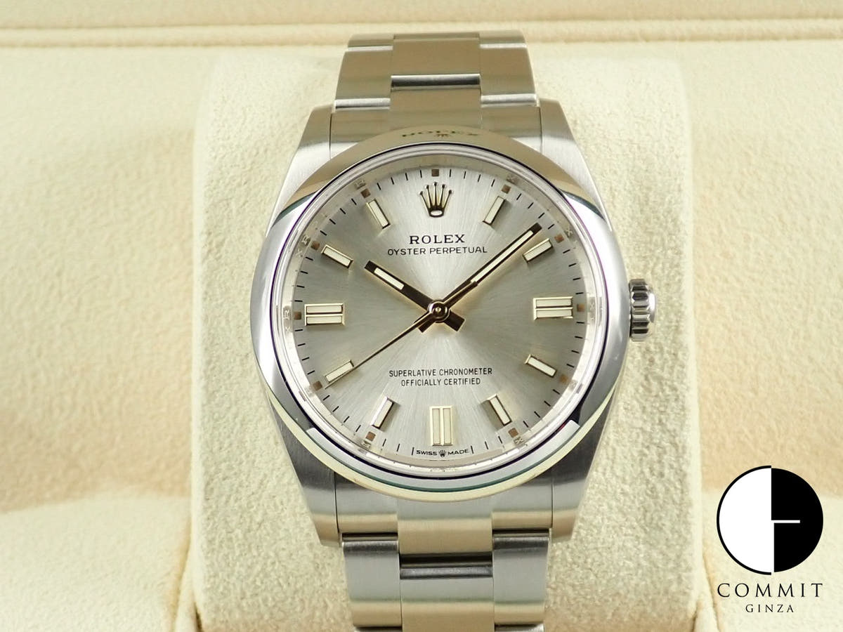 ロレックス オイスターパーペチュアル36 Ref.126000 ステンレススチール シルバー文字盤