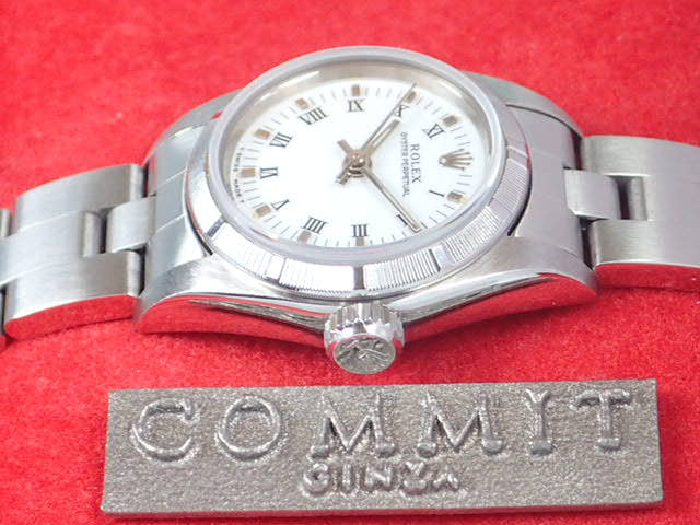 ロレックス オイスターパーペチュアル Ref.67230 ホワイト文字盤 中古 oyster-perpetual-17