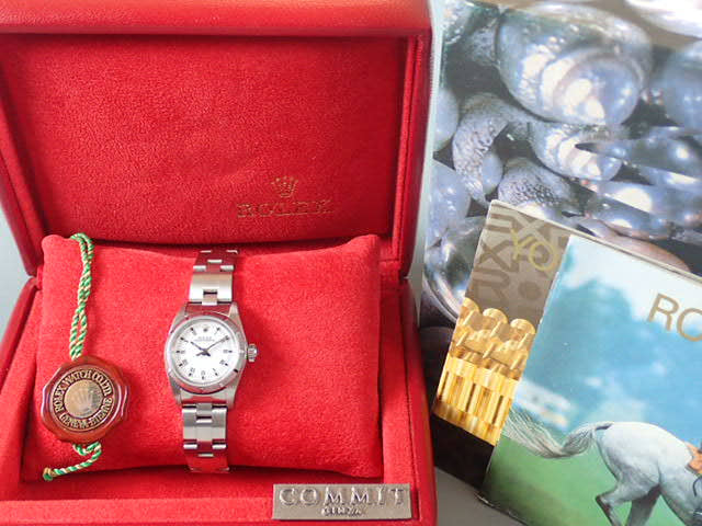 ロレックス オイスターパーペチュアル Ref.67230 ホワイト文字盤 中古 oyster-perpetual-17