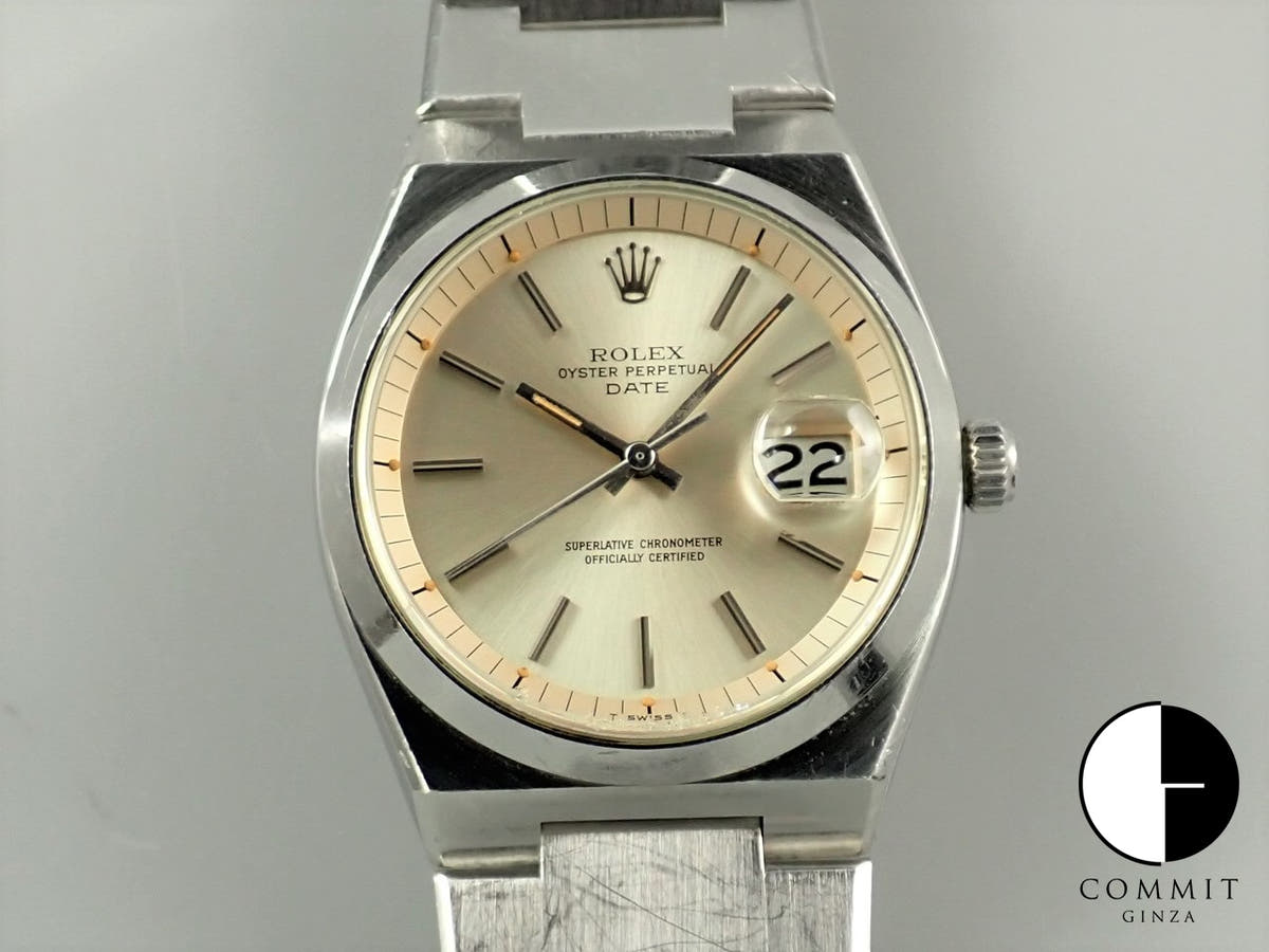 ロレックス オイスターパーペチュアル デイト Ref.1530 ステンレススチール シルバー文字盤