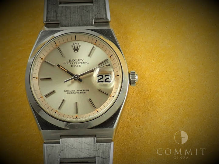 ロレックス オイスターパーペチュアル デイト Ref.1530 ステンレススチール シルバー文字盤