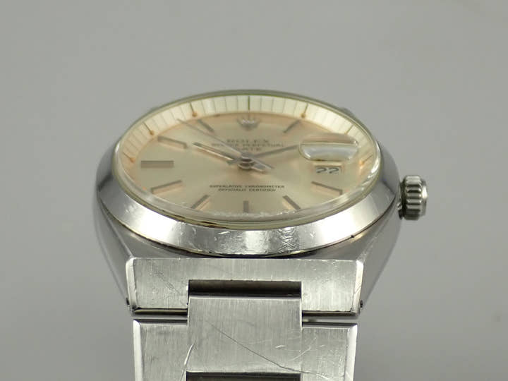 ロレックス オイスターパーペチュアル デイト Ref.1530 ステンレススチール シルバー文字盤