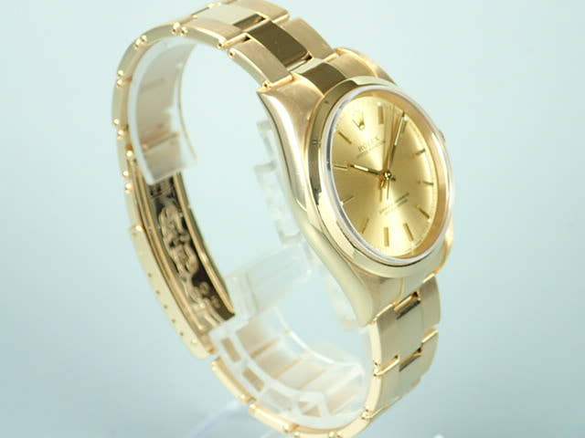 ロレックス オイスターパーペチュアル Ref.14208 シャンパン文字盤 中古 oyster-perpetual-20