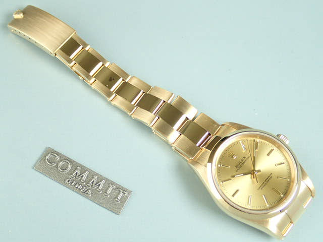ロレックス オイスターパーペチュアル Ref.14208 シャンパン文字盤 中古 oyster-perpetual-20