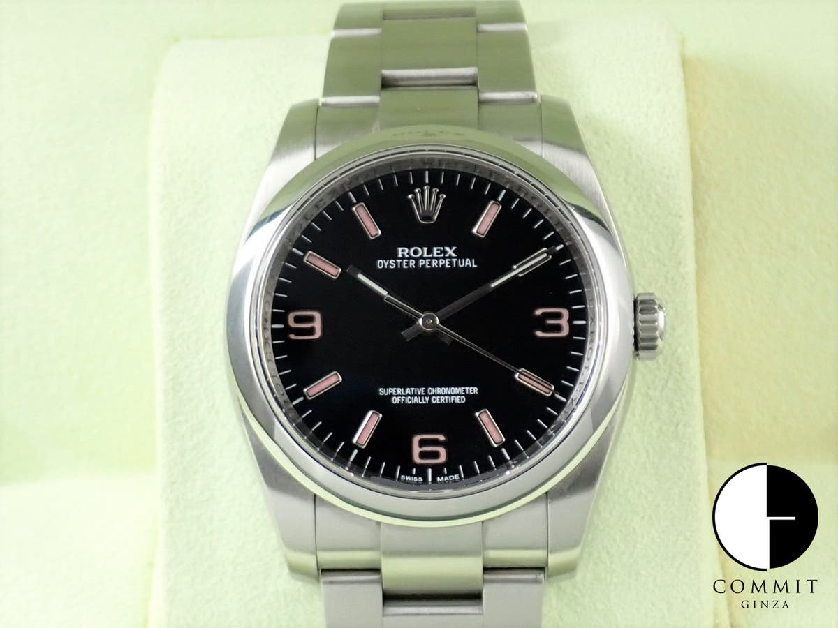 ロレックス オイスターパーペチュアル36 Ref.116000 ステンレススチール ブラック文字盤