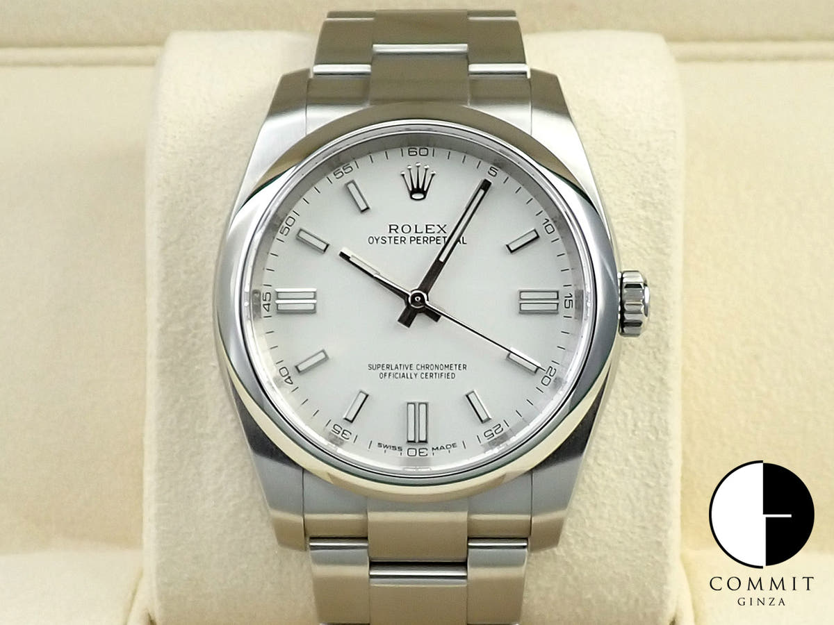 ロレックス オイスターパーペチュアル36 Ref.116000 ステンレススチール ホワイト文字盤