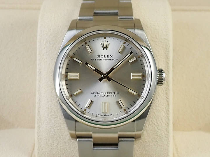 ロレックス オイスターパーペチュアル36 Ref.126000 ステンレススチール シルバー文字盤