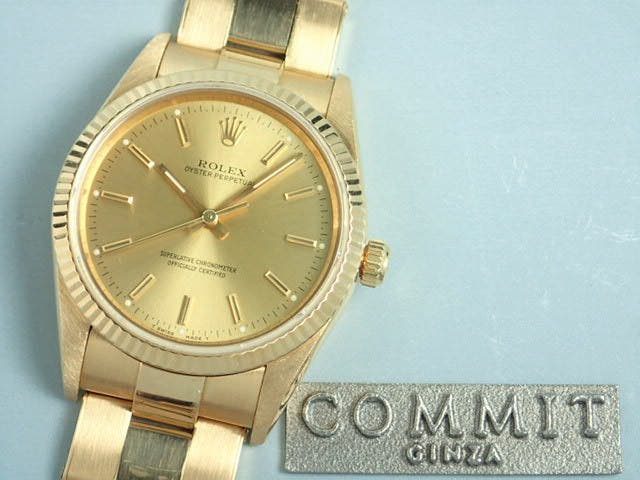 ロレックス オイスターパーペチュアル Ref.14238 シャンパン文字盤 中古 oyster-perpetual-25