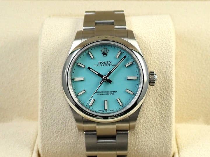 ロレックス オイスターパーペチュアル31 Ref.277200 ステンレススチール ターコイズ文字盤