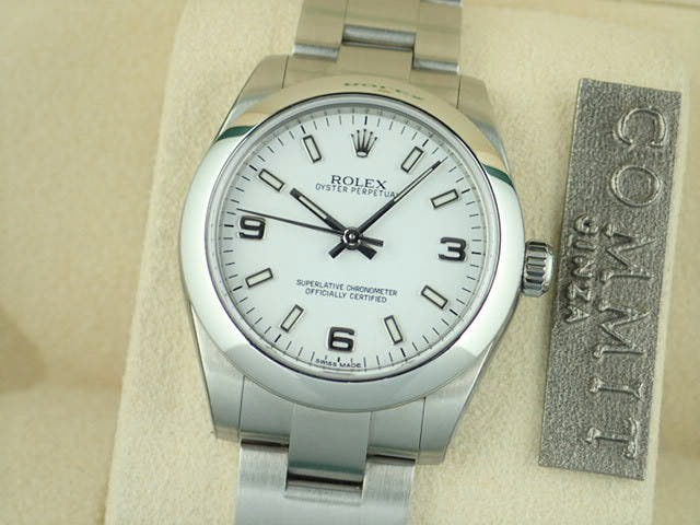 ロレックス オイスターパーペチュアル Ref.177200 ホワイト文字盤 未使用 oyster-perpetual-26