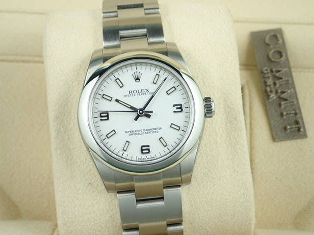 ロレックス オイスターパーペチュアル Ref.177200 ホワイト文字盤 未使用 oyster-perpetual-26