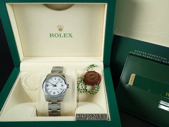 ロレックス オイスターパーペチュアル Ref.177200 ホワイト文字盤 未使用 oyster-perpetual-26