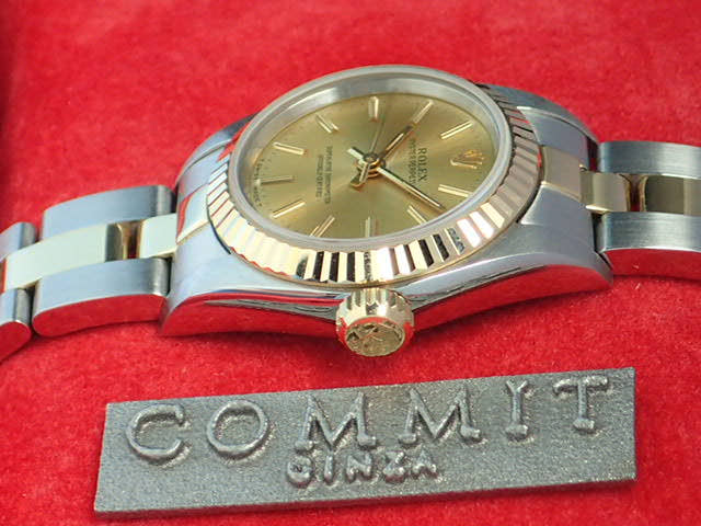 ロレックス オイスターパーペチュアル Ref.67193 シャンパン文字盤 中古 oyster-perpetual-27