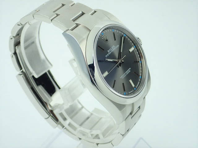 ロレックス オイスターパーペチュアル Ref.114300 ダークロジウム文字盤 中古 oyster-perpetual-28
