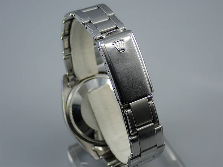 ロレックス オイスターパーペチュアル デイト Ref.1500 ステンレススチール トロピカルミラー文字盤 中古 8295LP4S