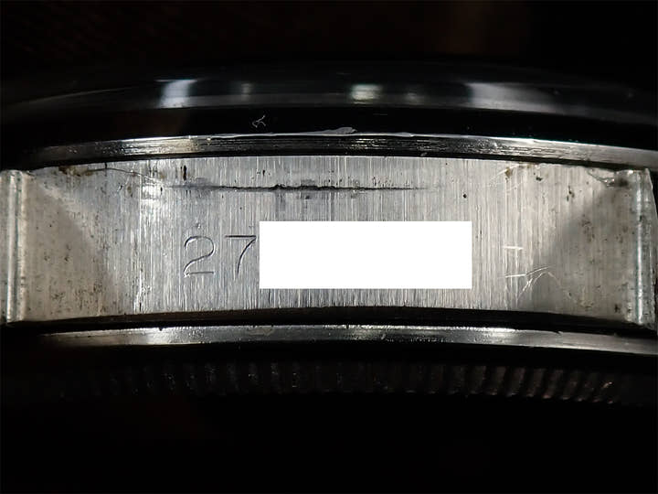 ロレックス オイスターパーペチュアル デイト Ref.1500 ステンレススチール トロピカルミラー文字盤 中古 8295LP4S