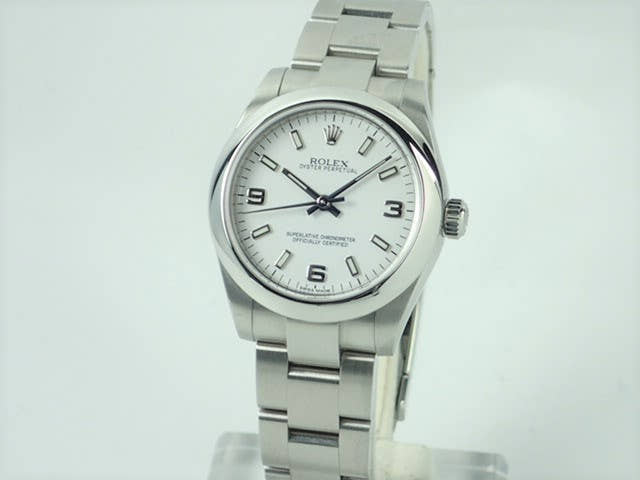 ロレックス オイスターパーペチュアル Ref.177200 ホワイト文字盤 中古 oyster-perpetual-33