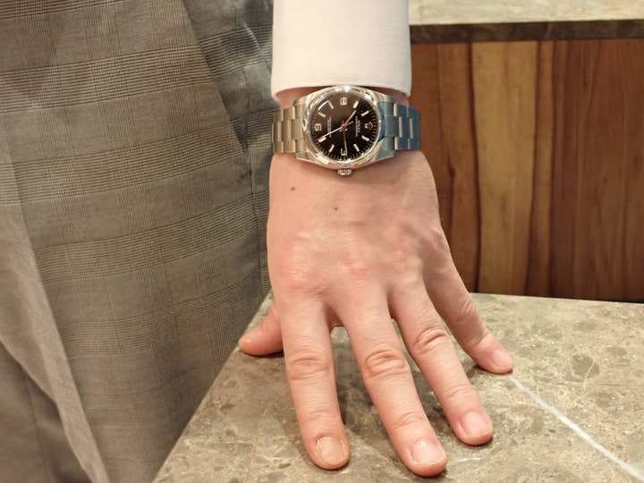 ロレックス オイスターパーペチュアル Ref.116000 ブラック文字盤 中古 oyster-perpetual-35
